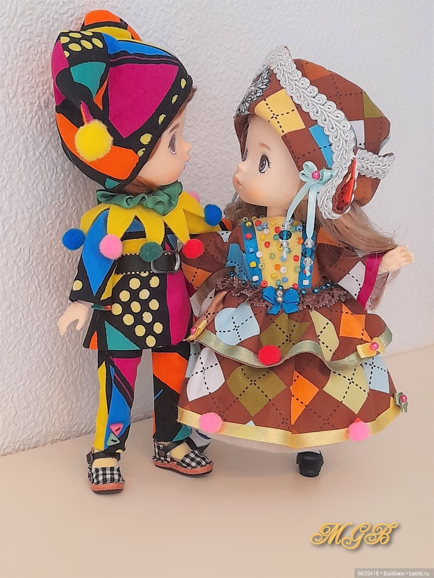 Пьеро, Арлекин и Коломбина | Бэйбики Пьеро, Арлекин и Коломбина