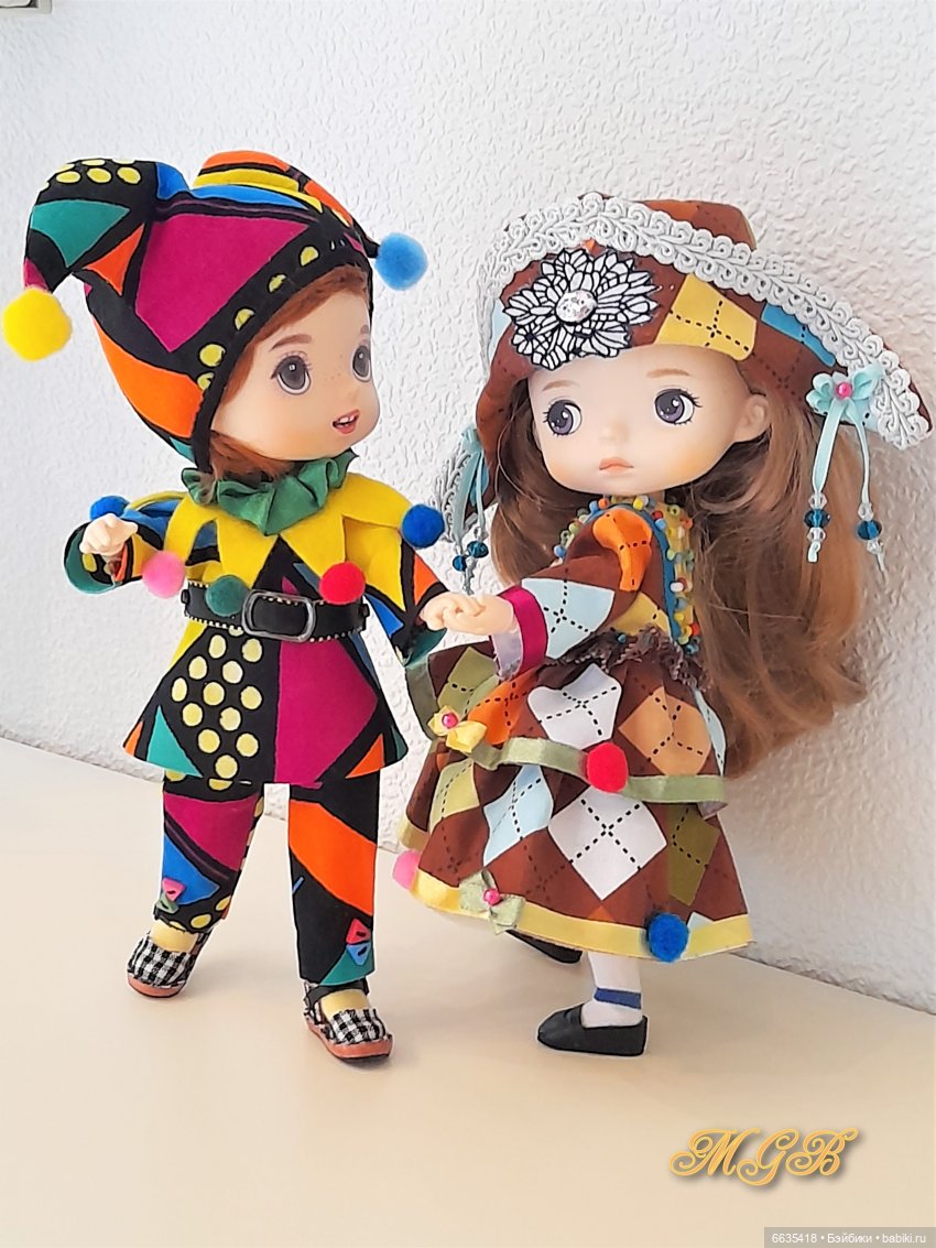 Пьеро, Арлекин и Коломбина | Бэйбики Пьеро, Арлекин и Коломбина