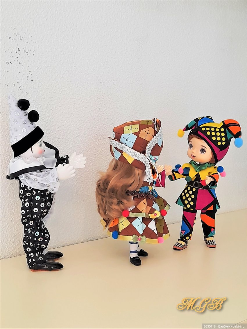 Пьеро, Арлекин и Коломбина | Бэйбики Пьеро, Арлекин и Коломбина