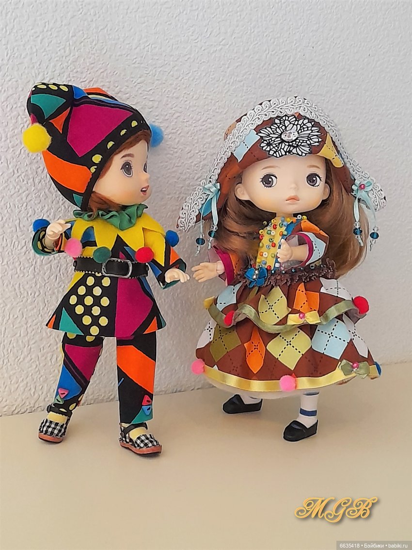 Пьеро, Арлекин и Коломбина | Бэйбики Пьеро, Арлекин и Коломбина