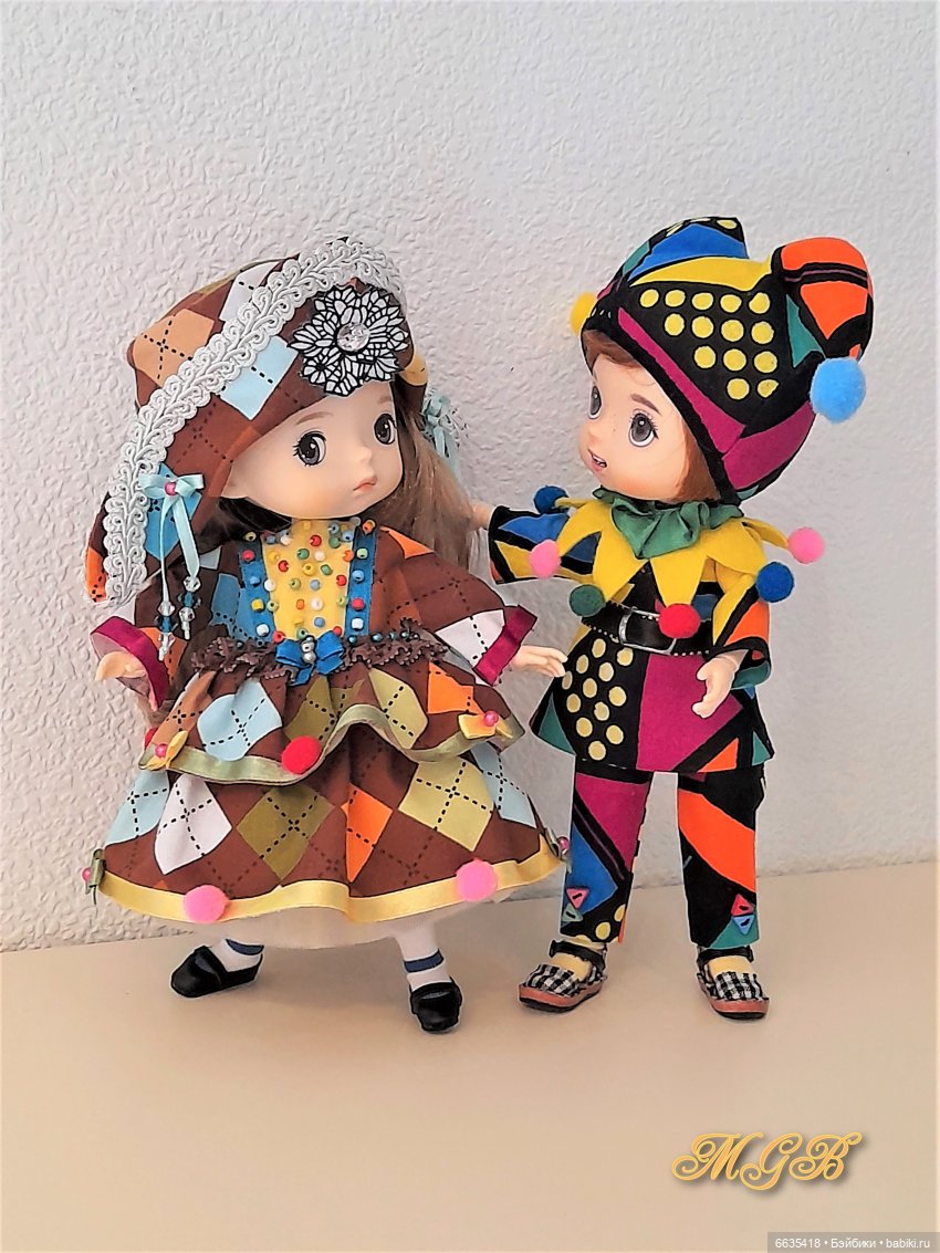 Пьеро, Арлекин и Коломбина | Бэйбики Пьеро, Арлекин и Коломбина