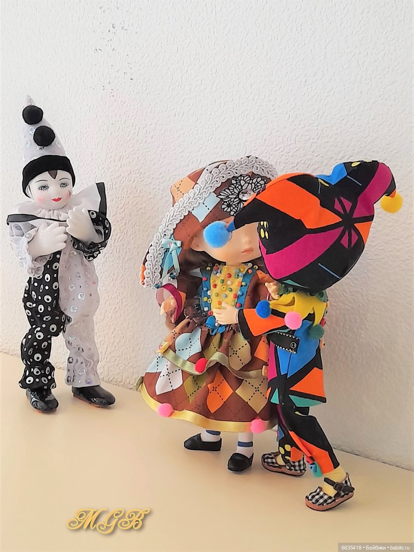 Пьеро, Арлекин и Коломбина | Бэйбики Пьеро, Арлекин и Коломбина