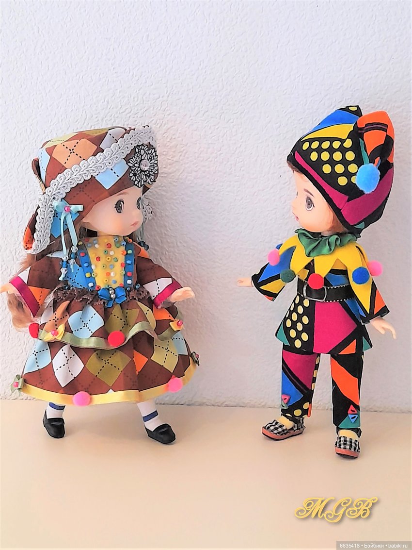 Пьеро, Арлекин и Коломбина | Бэйбики Пьеро, Арлекин и Коломбина