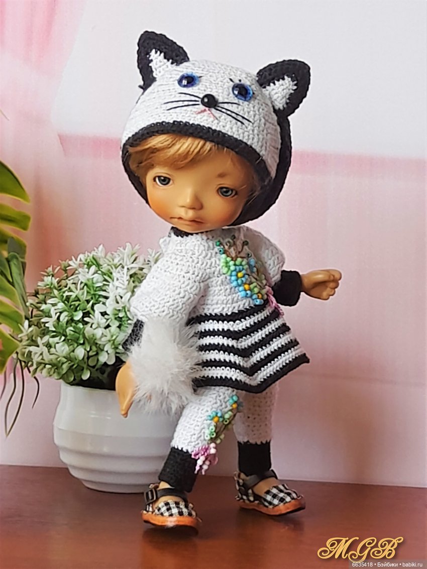 Кошка - Модница — Одежда и обувь для кукол своими руками: фото (фото 4)