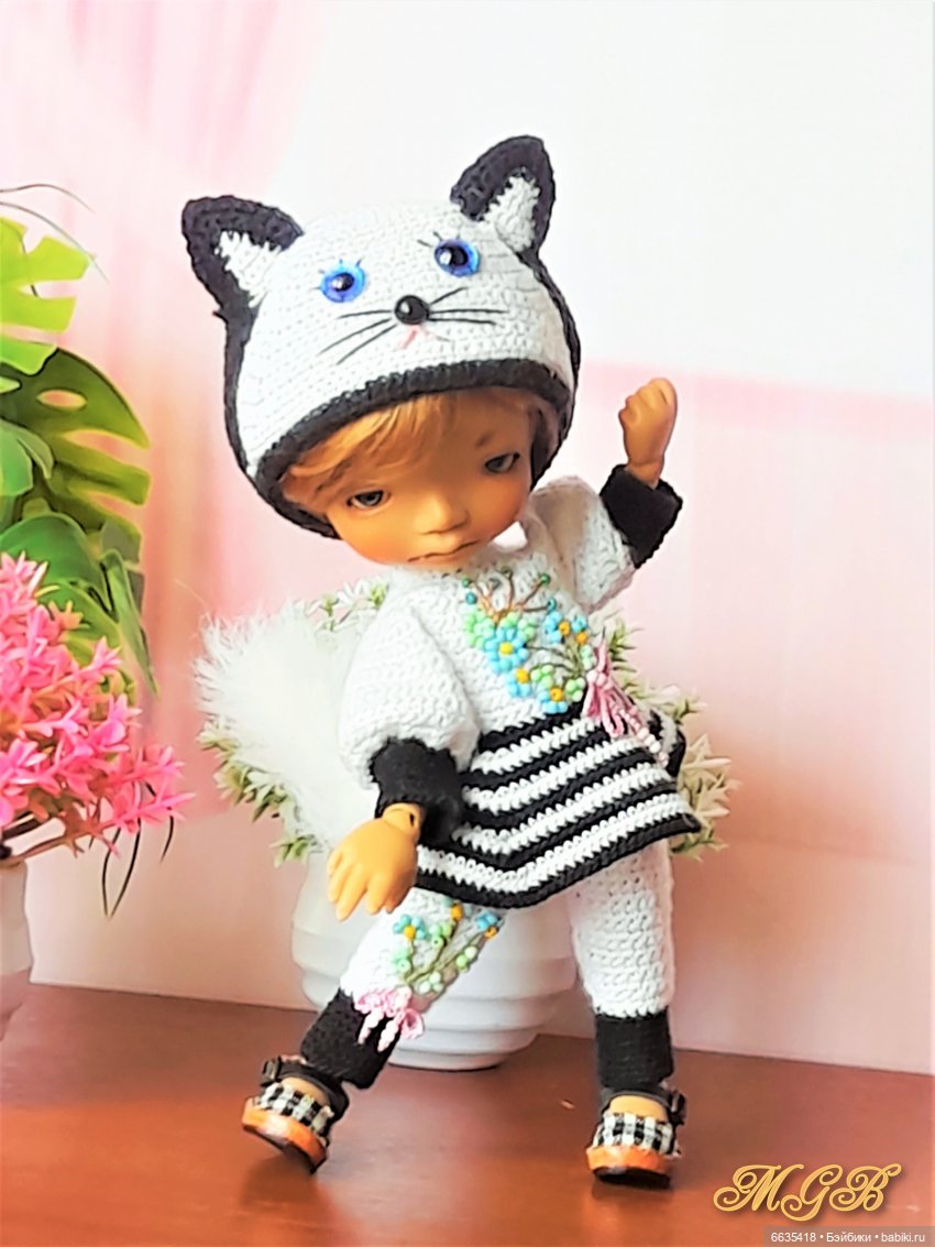 Кошка - Модница — Одежда и обувь для кукол своими руками: фото (фото 7)