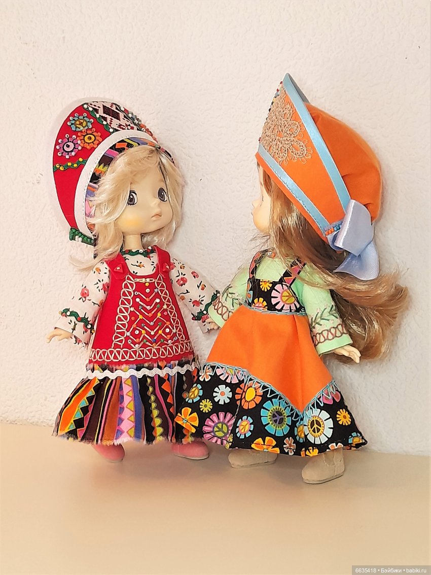 МК « Шьём русские сарафаны для своих кукол». 2 модели в одном МК (фото 2)