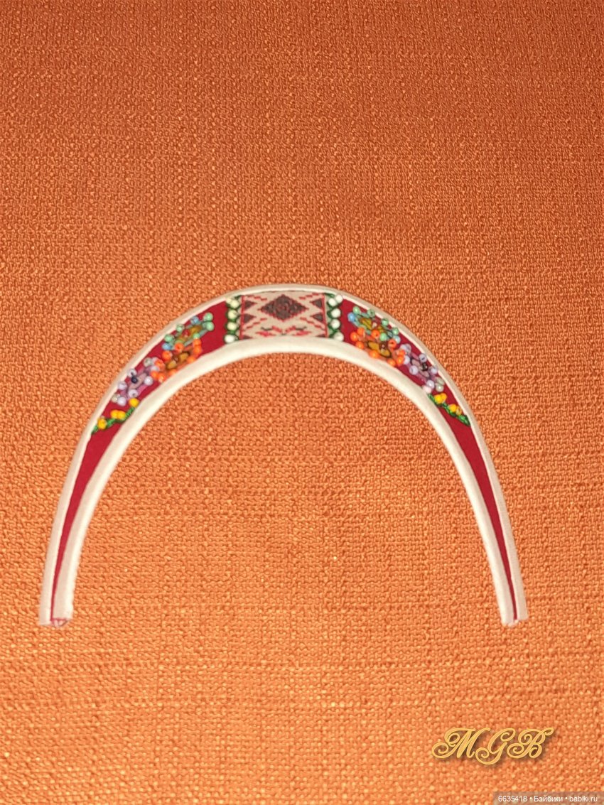 МК: Как сшить кокошник на шапочке для куклы (2 модели)