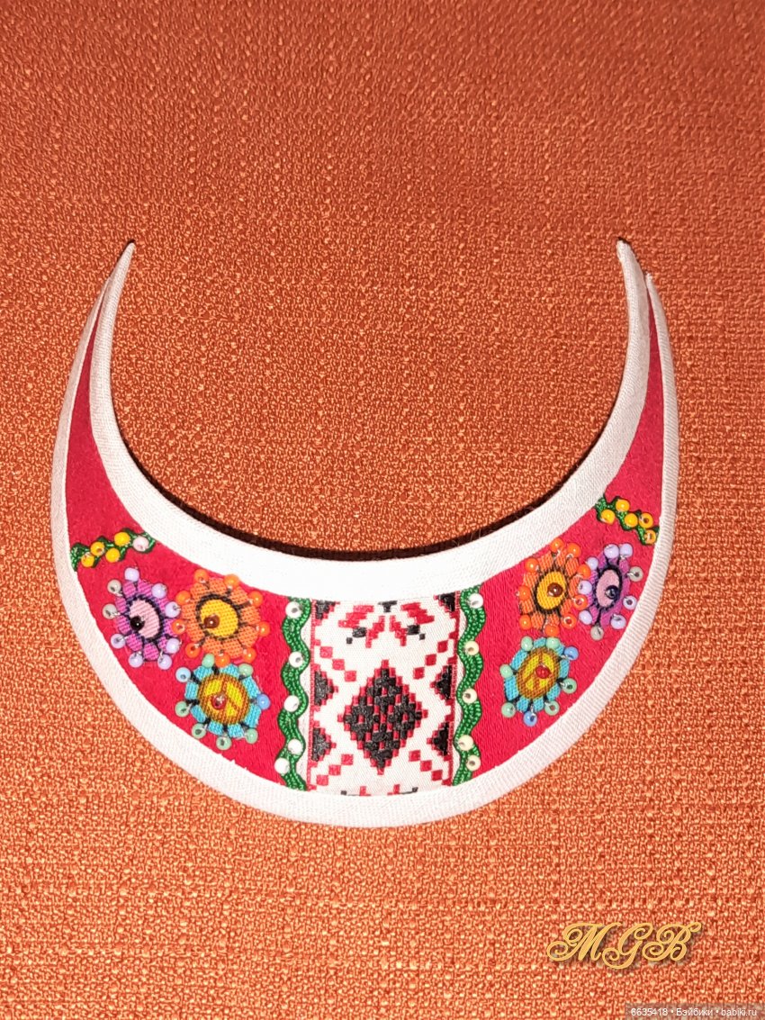 МК: Как сшить кокошник на шапочке для куклы (2 модели)