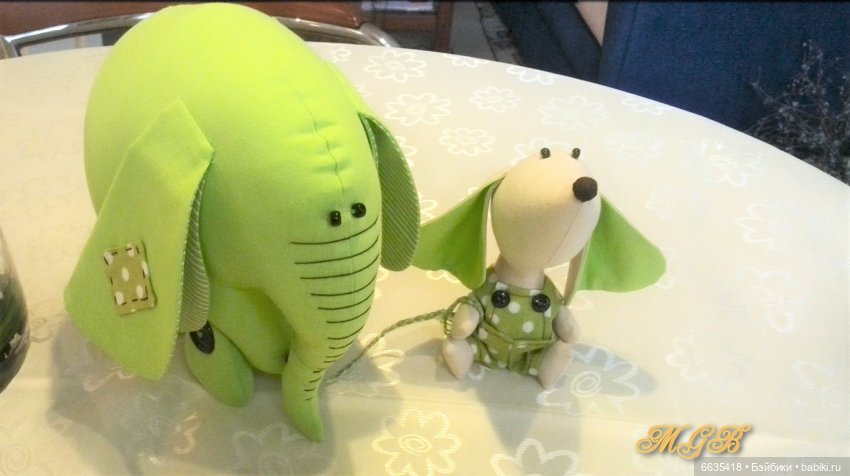 Мастер-класс «Голубой слоненок» (фото 2)