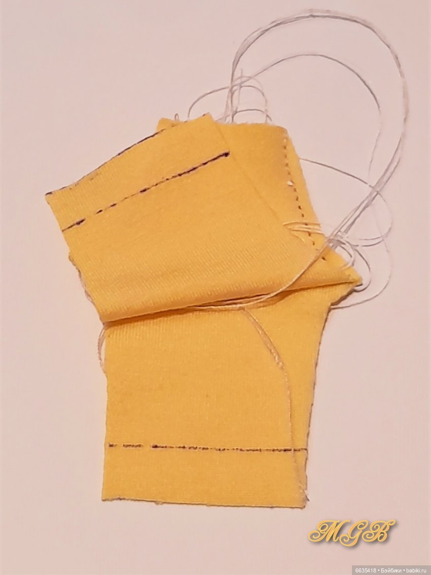 МК «Шьём штанишки на кукол Obitsu 11»