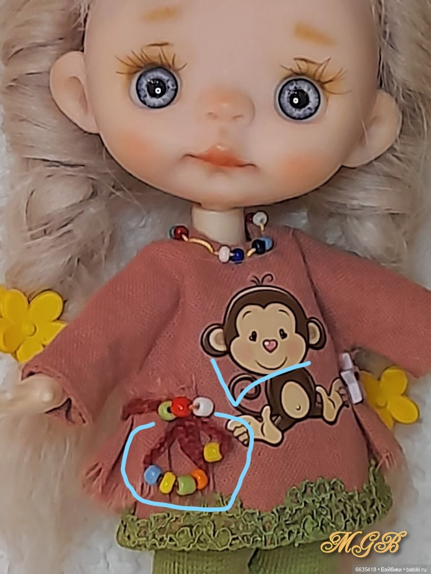 МК «Шьём штанишки на кукол Obitsu 11»