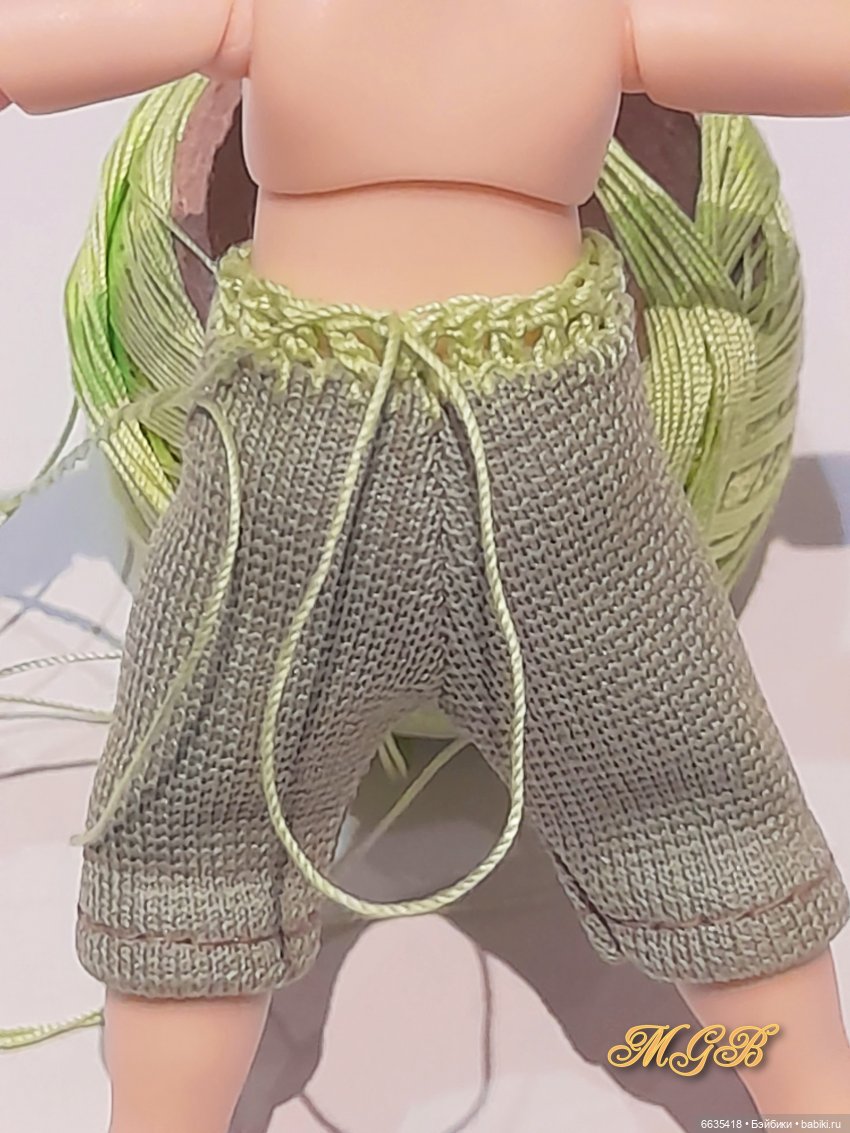 МК «Шьём штанишки на кукол Obitsu 11»