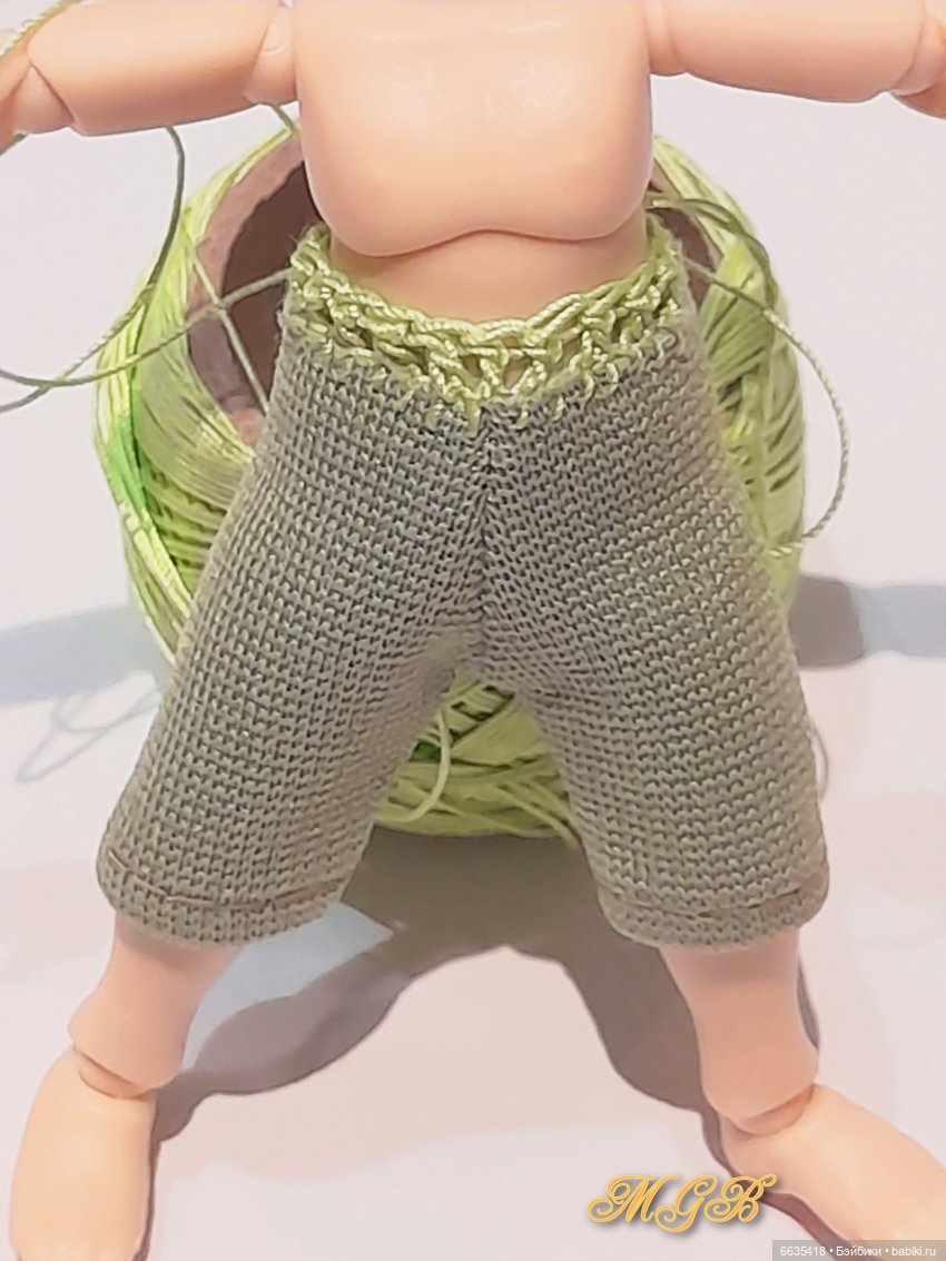 МК «Шьём штанишки на кукол Obitsu 11»