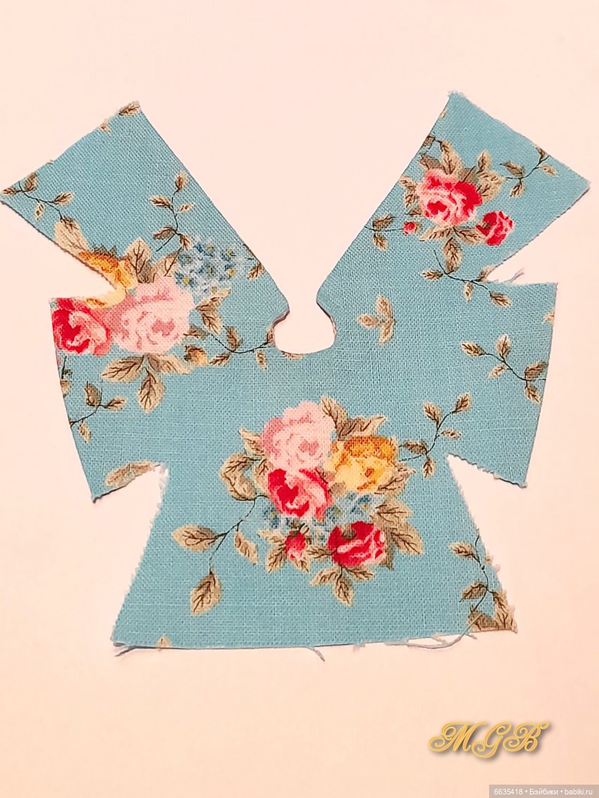 МК «Шьём платьице на куклу Obitsu 11»