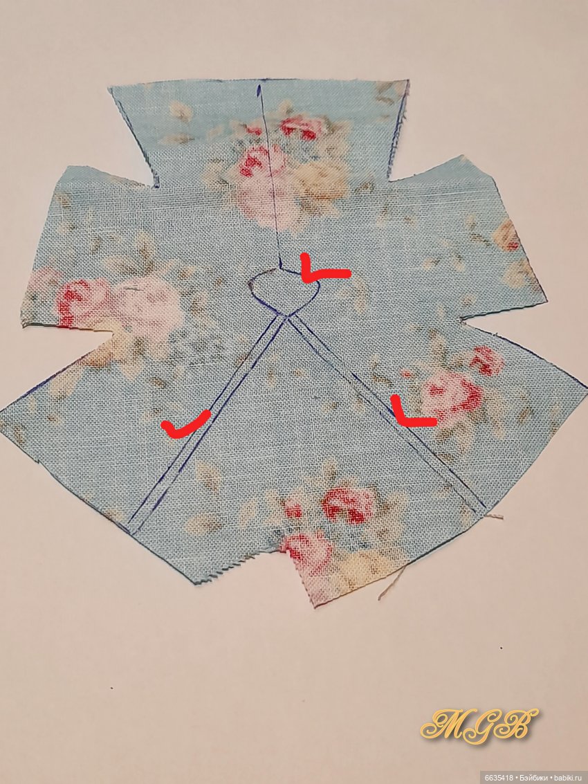 МК «Шьём платьице на куклу Obitsu 11» (фото 3)