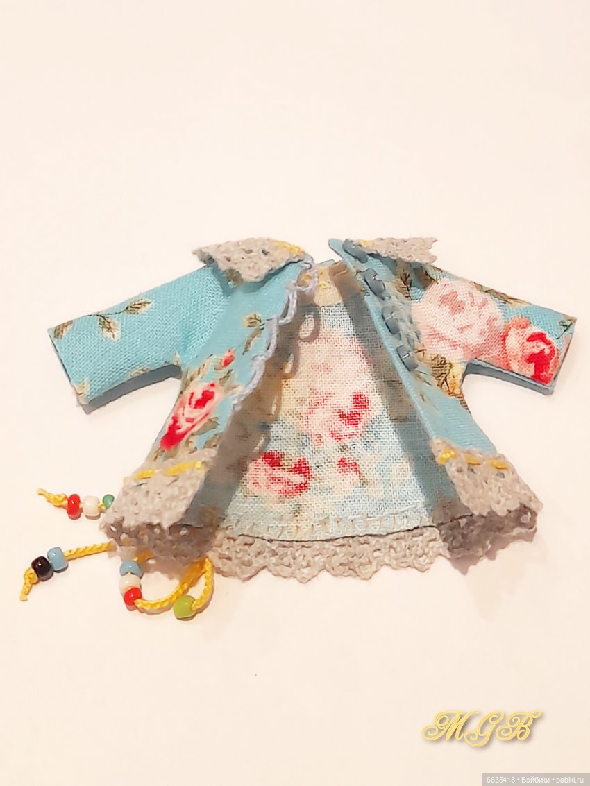 МК «Шьём платьице на куклу Obitsu 11»