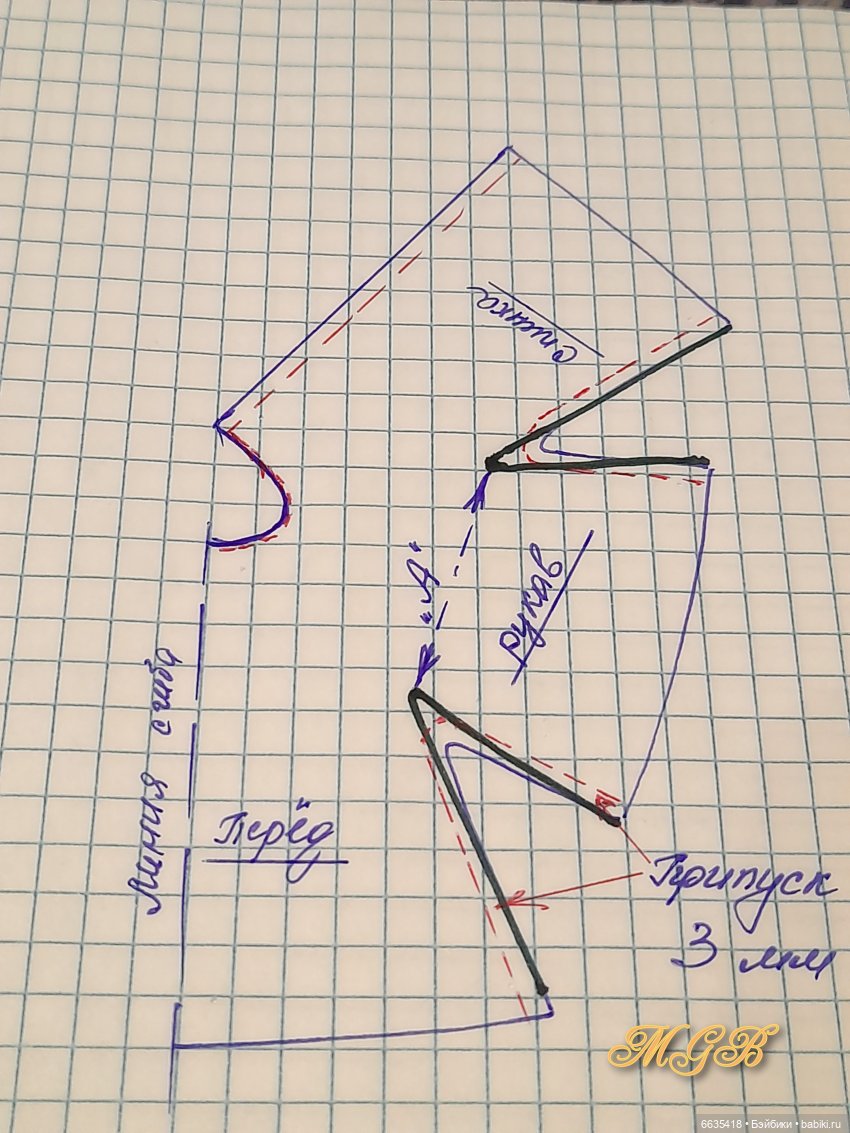 МК «Шьём платьице на куклу Obitsu 11»