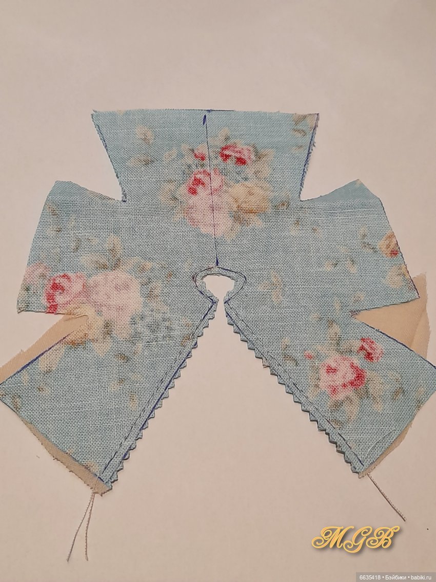 МК «Шьём платьице на куклу Obitsu 11» (фото 8)