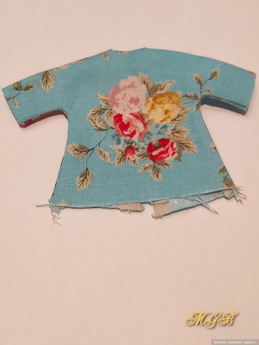 МК «Шьём платьице на куклу Obitsu 11»