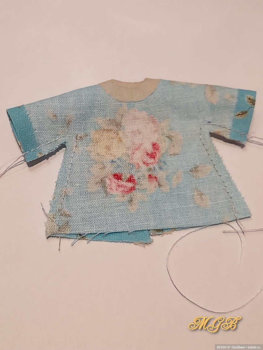 МК «Шьём платьице на куклу Obitsu 11»