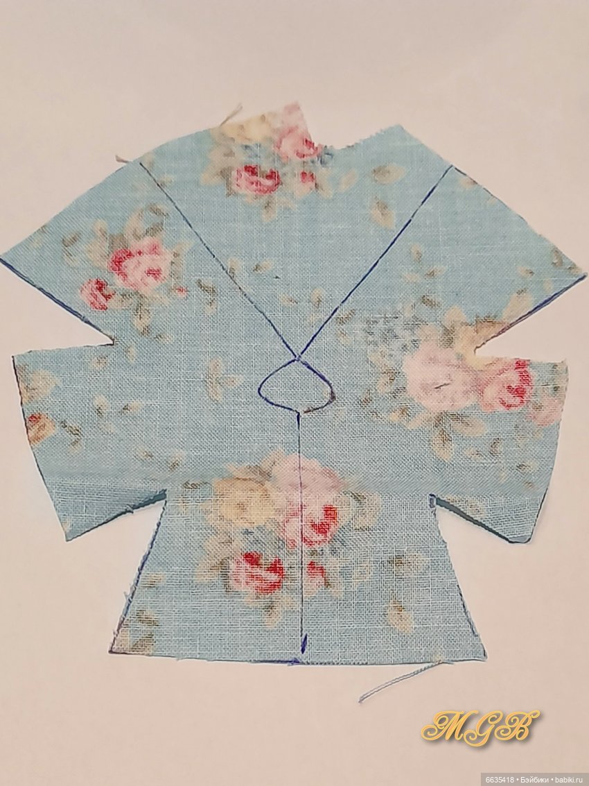 МК «Шьём платьице на куклу Obitsu 11» (фото 2)