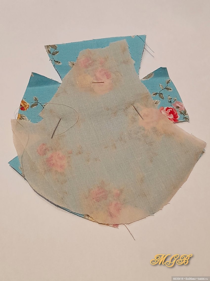 МК «Шьём платьице на куклу Obitsu 11» (фото 4)