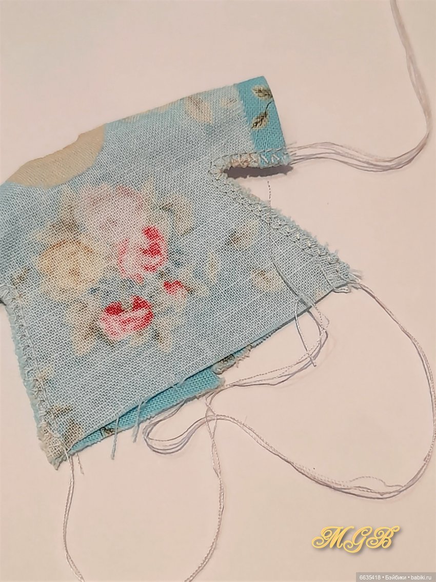 МК «Шьём платьице на куклу Obitsu 11»