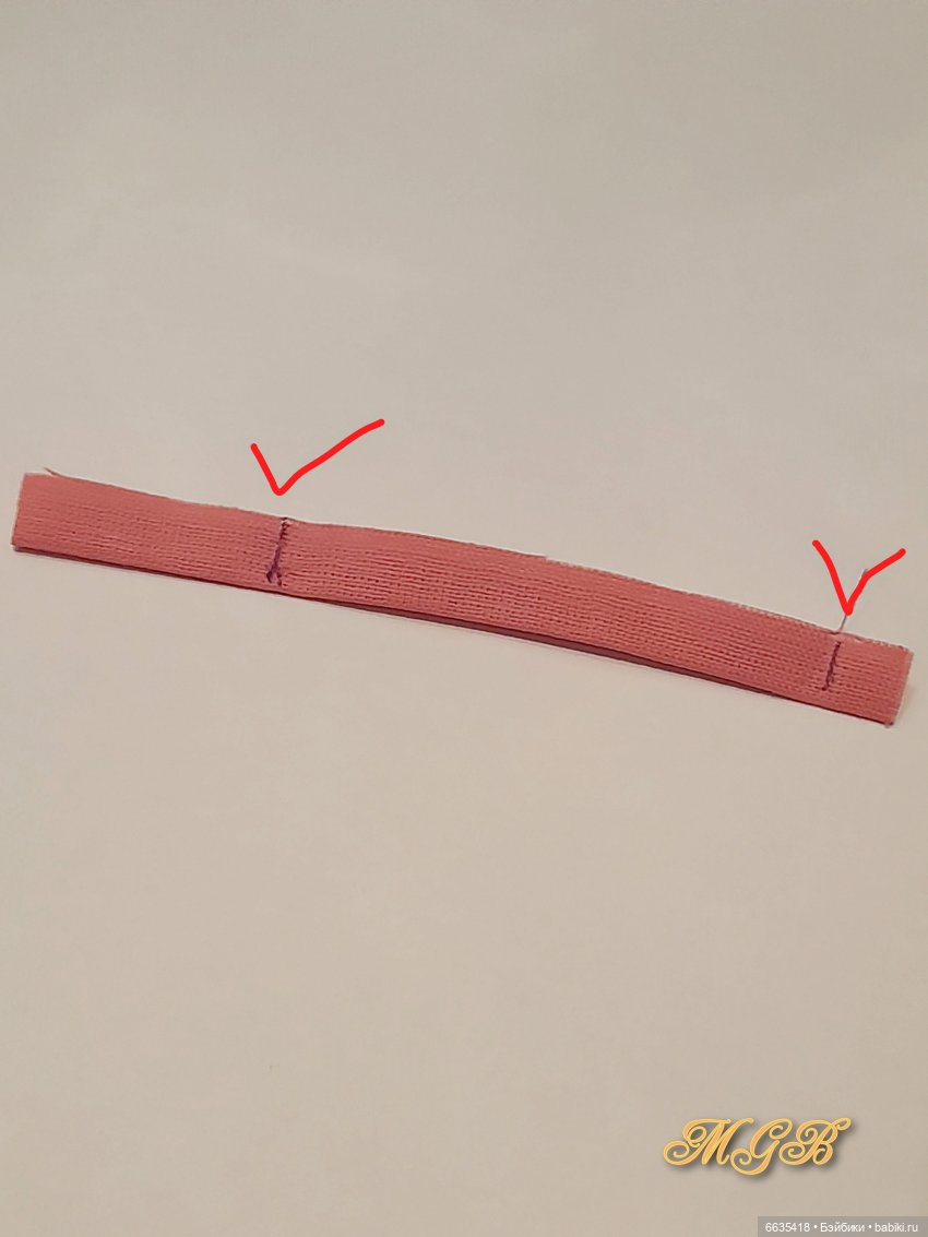 МК «Шьём брючки с притачным поясом для кукол Obitsu 11»