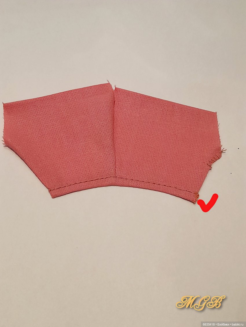 МК «Шьём брючки с притачным поясом для кукол Obitsu 11»