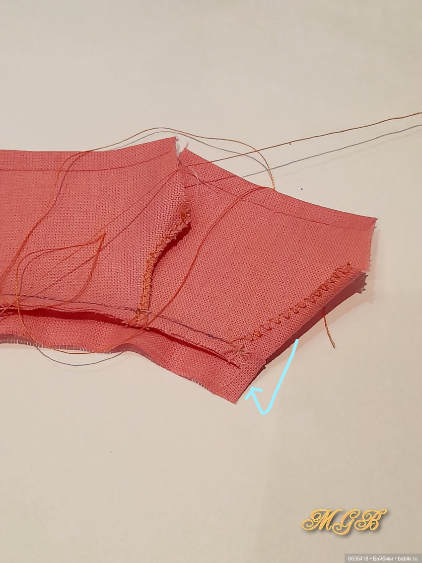 МК «Шьём брючки с притачным поясом для кукол Obitsu 11»