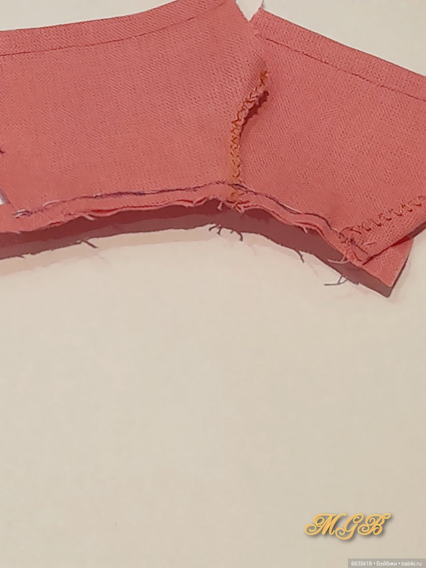 МК «Шьём брючки с притачным поясом для кукол Obitsu 11»