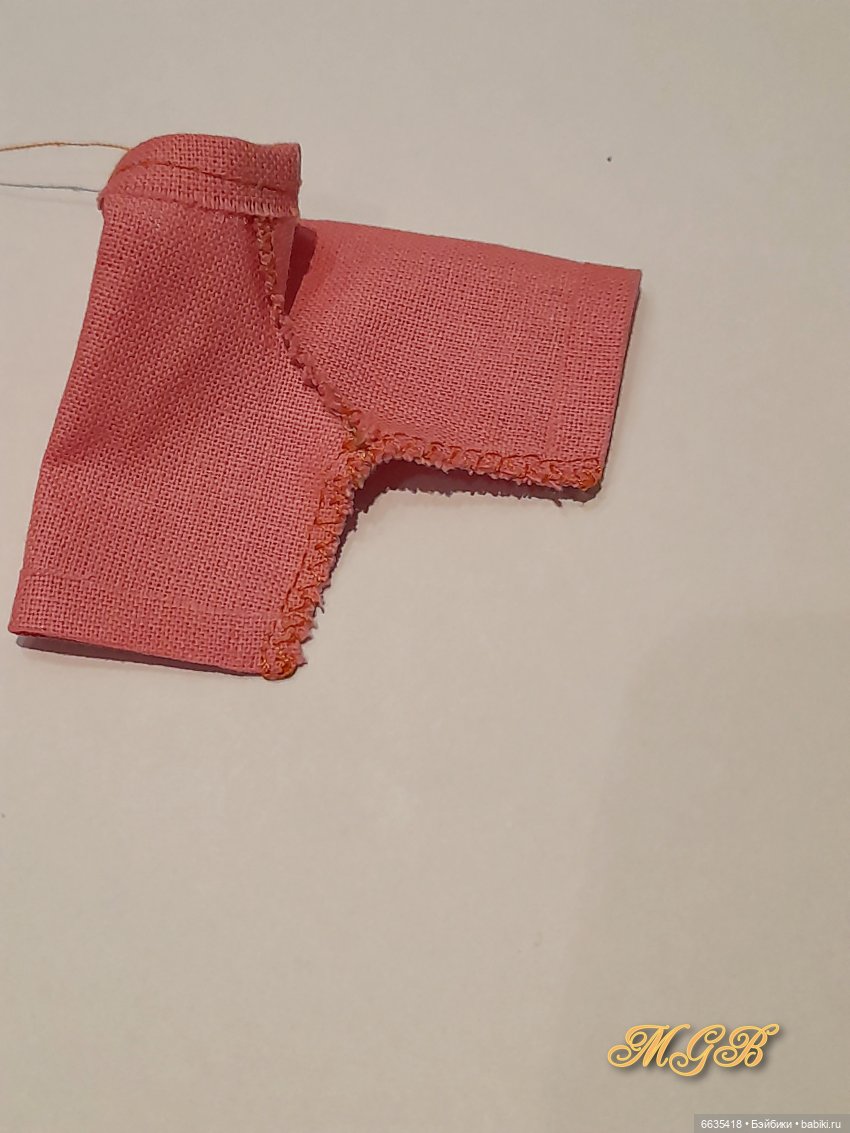 МК «Шьём брючки с притачным поясом для кукол Obitsu 11»