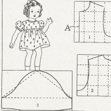 О выкройках  одежды для кукол