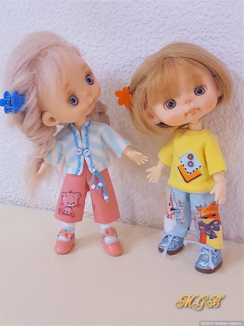 МК «Два варианта пошива топов для кукол Obitsu 11»