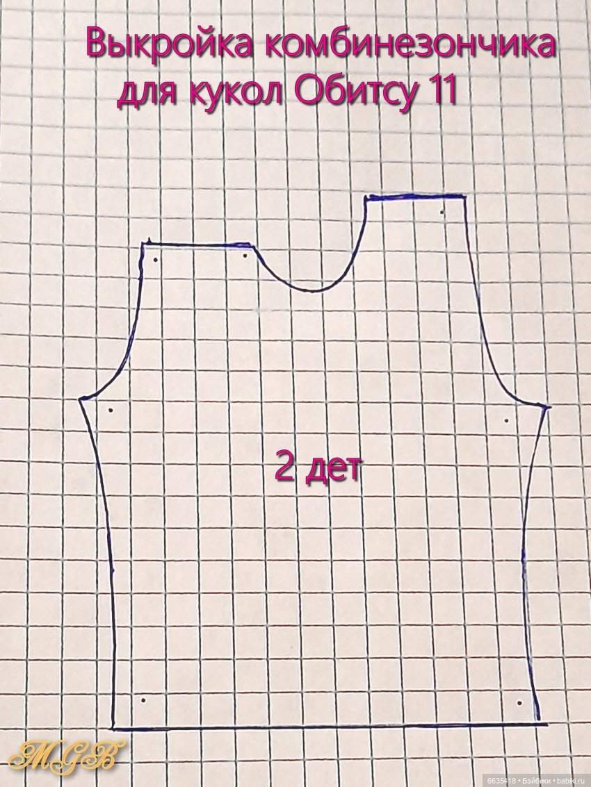 МК « Правильно моделируем базовые выкройки одежды для кукол»