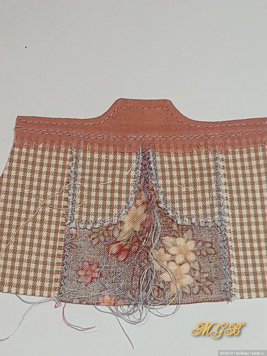 МК «Комбинезончики с карманами с подкройным бочком для кукол Обитсу 11». Часть 1