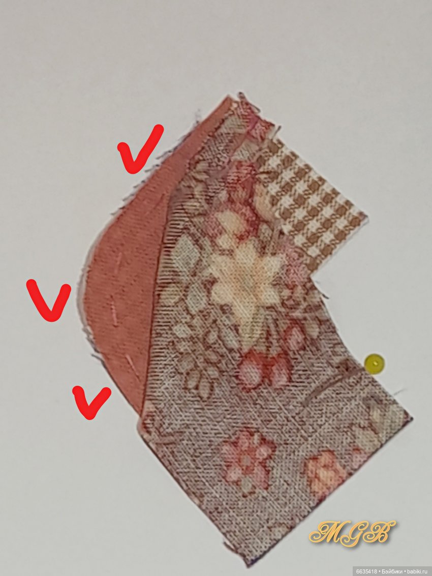 МК «Комбинезончики с карманами с подкройным бочком для кукол Обитсу 11». Часть 1 (фото 10)