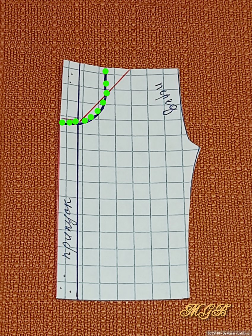 МК « Как создать выкройку изделия с карманами с подкройным бочком для куклы любого формата» (фото 8)