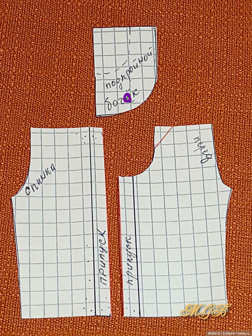 МК « Как создать выкройку изделия с карманами с подкройным бочком для куклы любого формата»