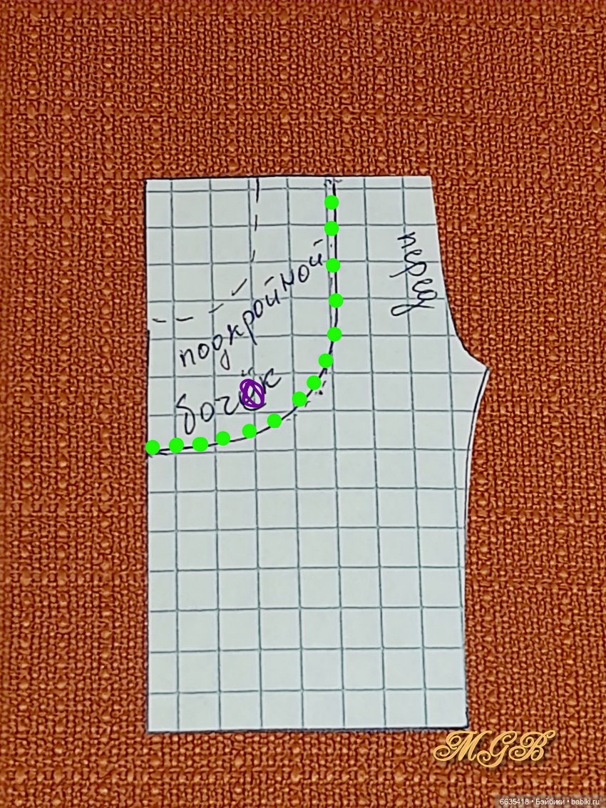 МК « Как создать выкройку изделия с карманами с подкройным бочком для куклы любого формата» (фото 10)