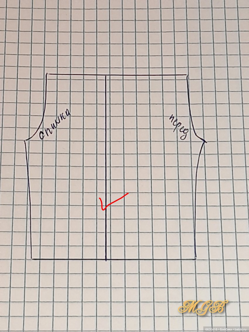 МК « Как создать выкройку изделия с карманами с подкройным бочком для куклы любого формата» (фото 3)