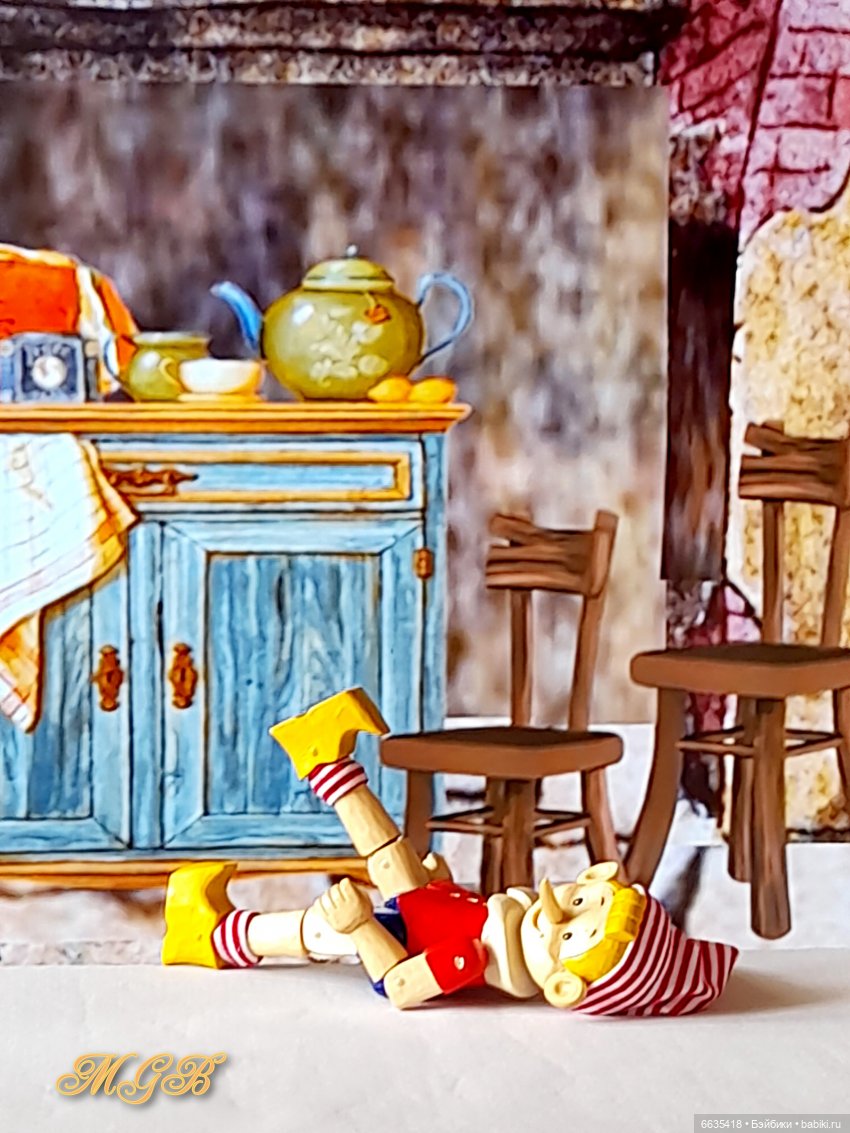 «Приключения Буратино». Глава 1 – «Говорящий сверчок даёт Буратино мудрый совет» (фото 10)