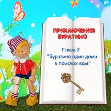 «Приключения Буратино».  Глава 2 – «Буратино  один дома в поисках еды».