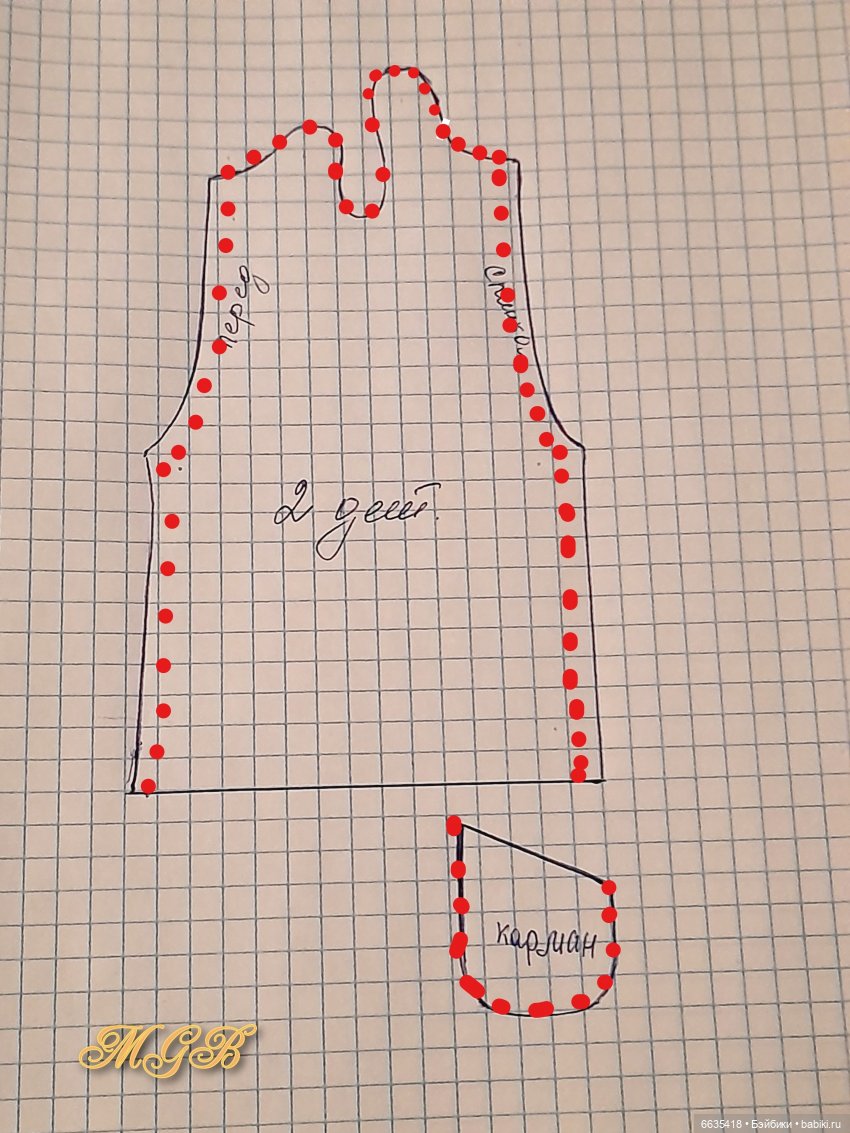 МК «Комбинезончики для кукол Баболи («старые» тела). Вариант второй (фото 3)