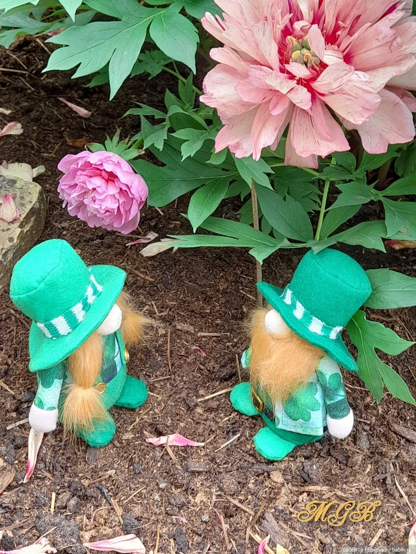 О том, как гуляли лесные гномы в саду