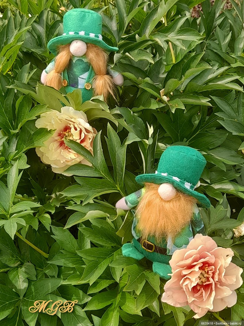 О том, как гуляли лесные гномы в саду