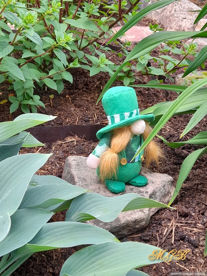 О том, как гуляли лесные гномы в саду