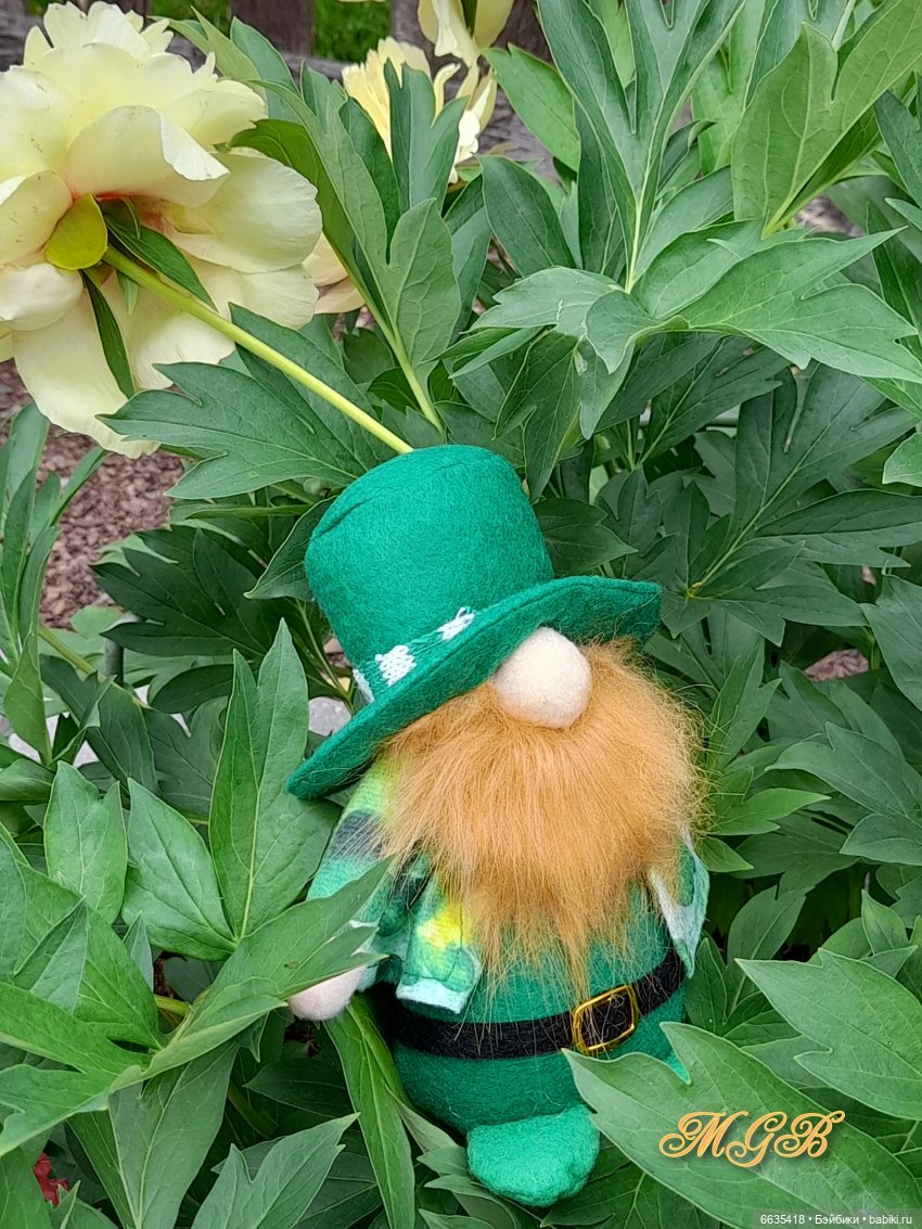 О том, как гуляли лесные гномы в саду