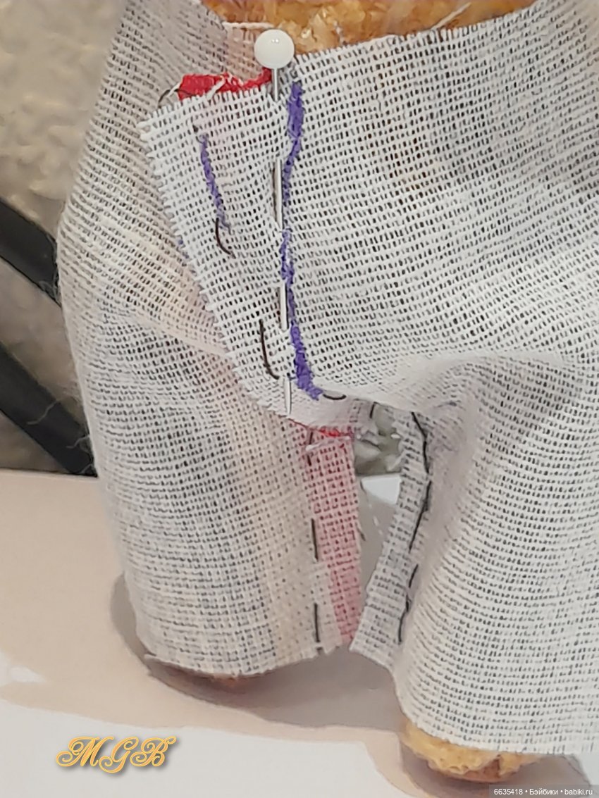 МК «Как сконструировать выкройку штанишек для мишек тедди любого формата»