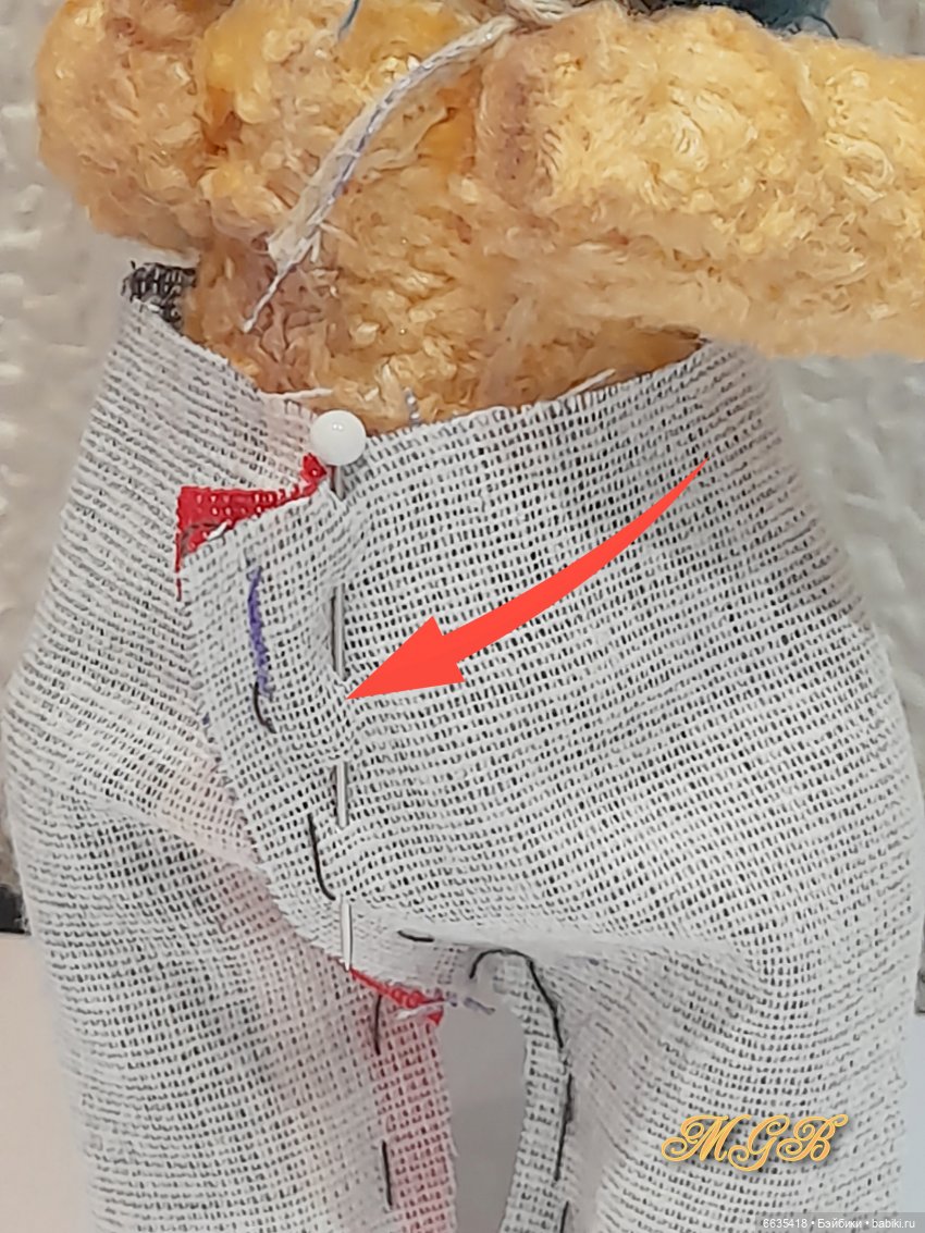 МК «Как сконструировать выкройку штанишек для мишек тедди любого формата»